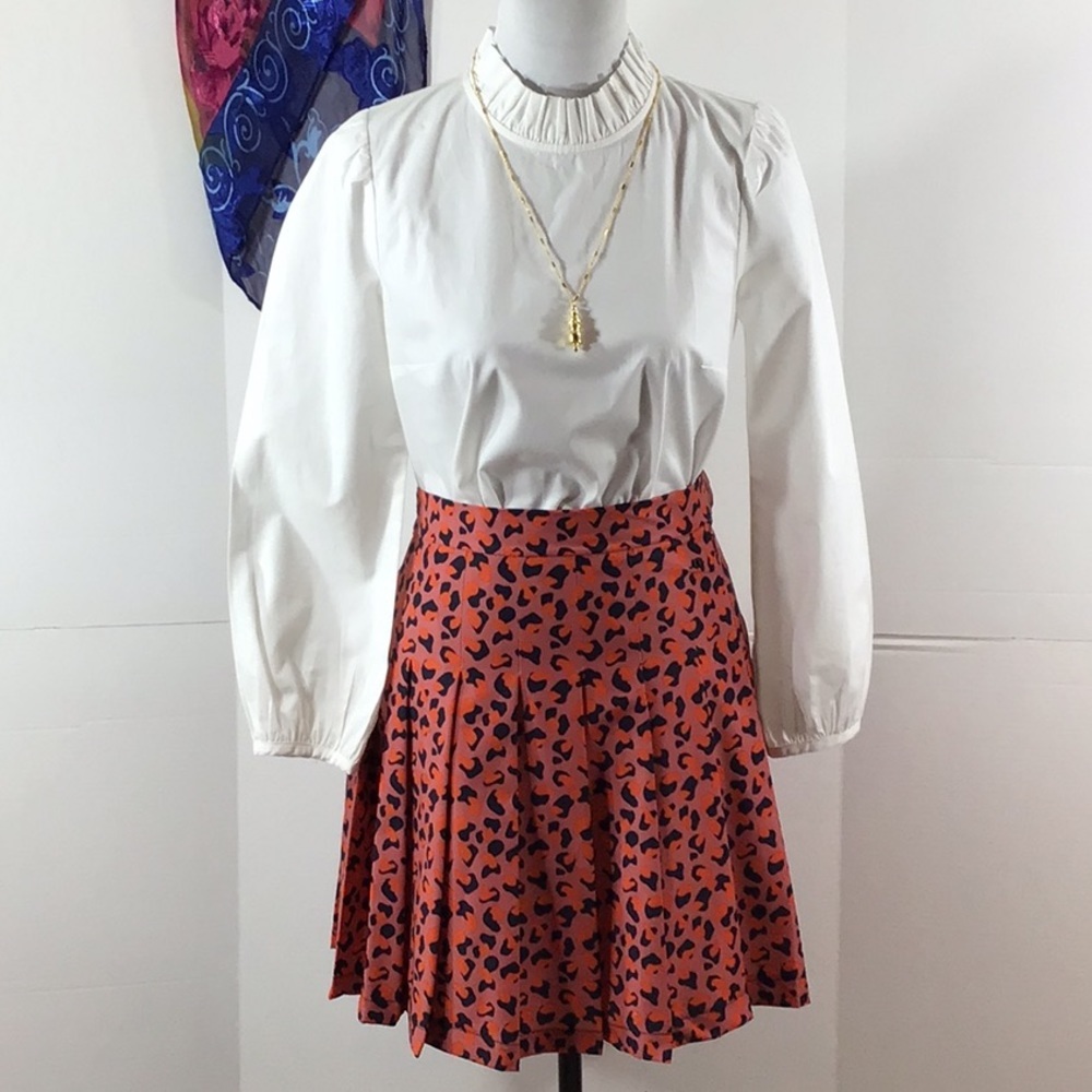J Lindeberg Adina animal print golf skirt S